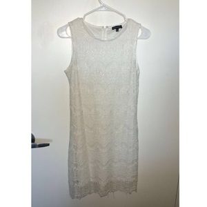 Lacy White Dress